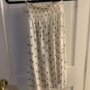 Cream & baby print tank top